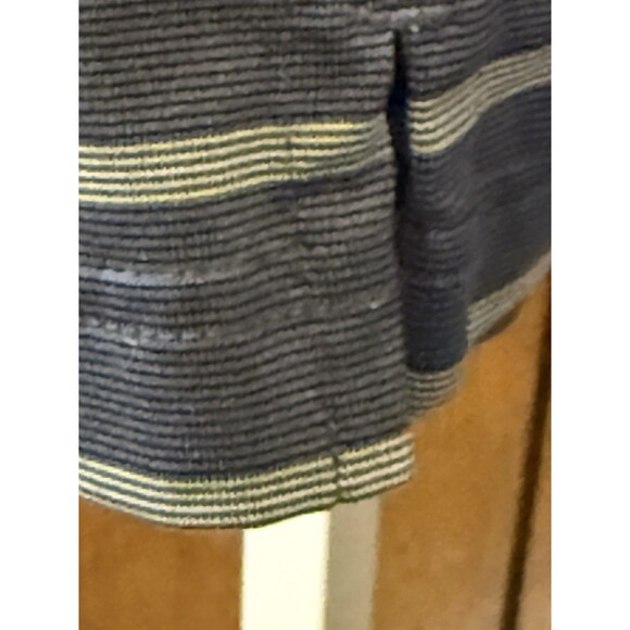 Bolle Golf Tech Polo Shirt Mens XXL Blue Striped Performance Active Short Sleeve - Picture 5 of 7